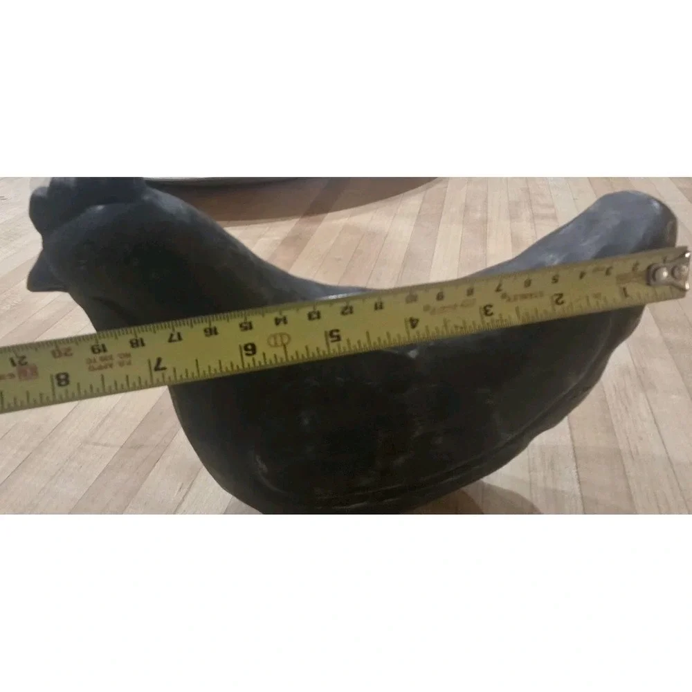 Rustic Chicken Hen Figurine Farmhouse Country Kitchen Decor Resin 6
